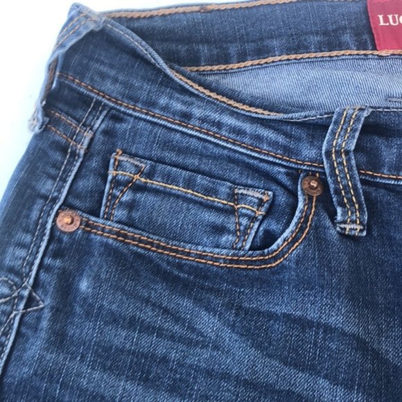 VINTAGE LUCKY BRAND SOFIA SKINNY JEANS 2/26x31 🍀lucky you🍀 - Picture 9 of 12